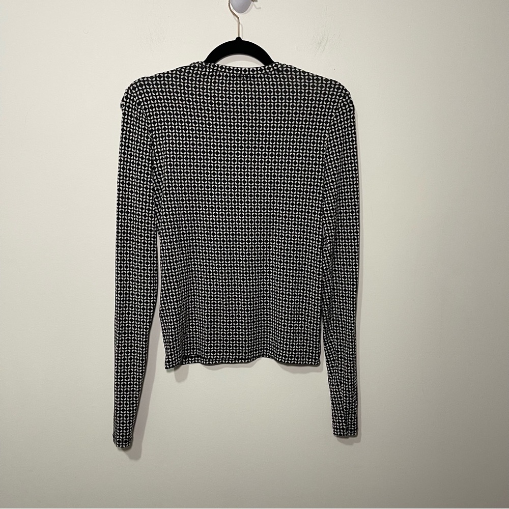 COS Black and White Long Sleeve Top - Picture 7 of 9